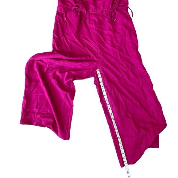 TED BAKER Melnie Drawstring Waist Jumpsuit, Deep Pink size 3 - US 8 - Picture 7 of 10